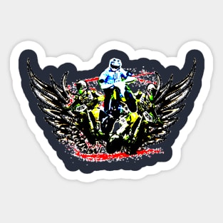 supermoto Sticker